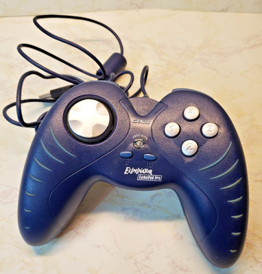 Gravis Eliminator GamePad Pro Wired USB Controller for PC Controller Dark Blue