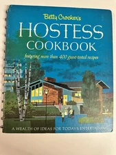 Vtg 1967 Betty Crocker's Hostess Cookbook 1st Edition 2nd Printing Golden Press