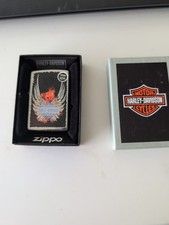 Harley Davidson Win Zippo Lighter Vintage 2015 Brand New Seal Intact