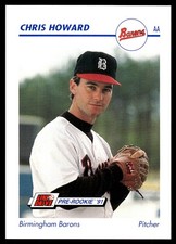 Chris Howard 1991 Line Drive AA #62 Birmingham Barons MLB READ FREE SHIPPING