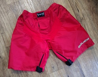 Bauer Supreme One.8 Youth Shorts Size Large Red