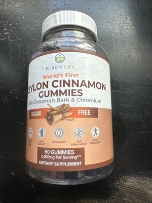 Sugar-Free Ceylon Cinnamon Gummies 2,000mg/Serving Joint Pain Support