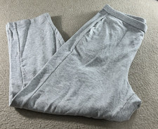 Eileen Fisher Terry Hug Gray Cozy Brushed Terry Lounge Pants Size XL Organic
