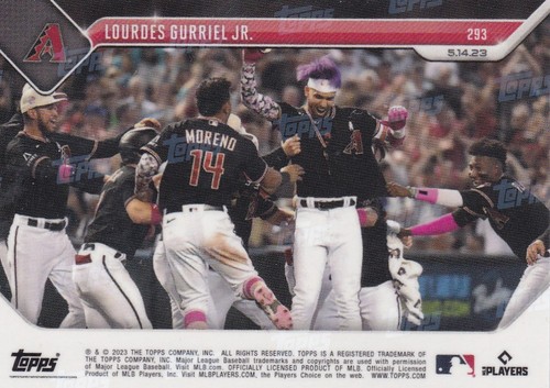 2023 Topps Now 293 Lourdes Gurriel Jr.
