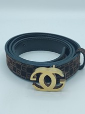 VINTAGE GENUINE GUCCI ITALY SUEDE BELT AND BUCKLE