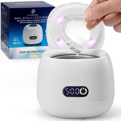 Ultrasonic Cleaner for Invisalign & Dentures with UV Light & Digital Timer