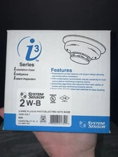 System Sensor 2W-B Fire Alarm i3 Smoke Detector (NEW IN BOX)