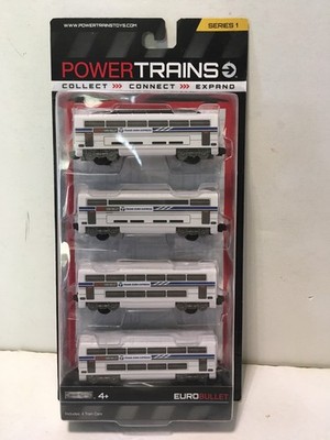 Power Trains Series 1 Train Euro Bullet Jakks Pacific 4 Pack New AAF30