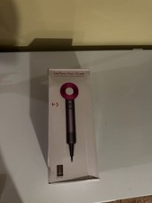 Generic Leafless High-Speed Hair Dryer with Attachments - Pink/Grey