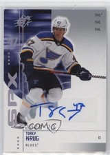 2022-23 SPx 2002-03 SPx Retro Lunar Waves Auto Torey Krug #R-43 Auto 0a3