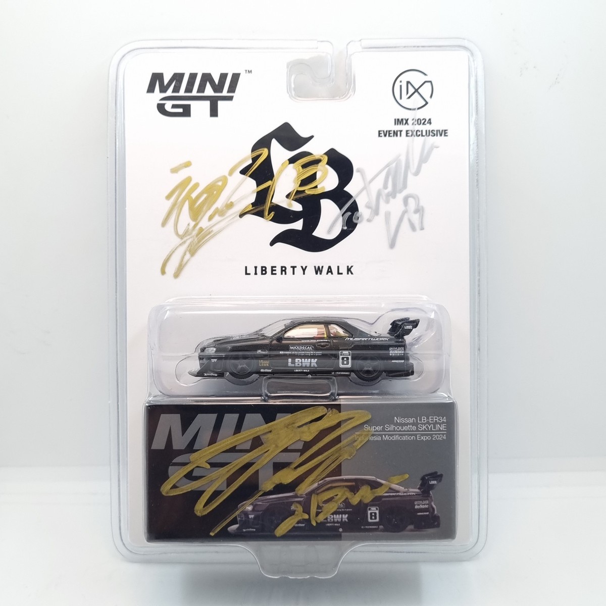 MINI GT NISSAN LB-ER34 SUPER SILHOUETTE SKYLINE IMX 2024 MINI GT NISSAN LB-ER34 SUPER SILHOUETTE SKYLINE IMX 2024