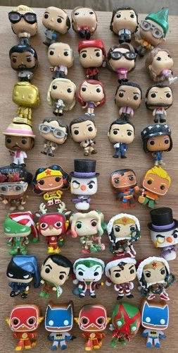 Lot Of 40 Mini Funko Pops Assorted Characters The Office Super Heroes