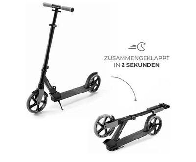 Kinderkraft Freely Scooter Ab 3 Jahre Kinderroller 100 Kg Roller Schwarz Wie Neu