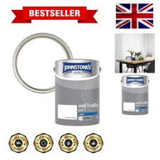 5L Interior Emulsion Paint – Pure Brilliant White, Waterproof & Easy Application 5.72 per litre