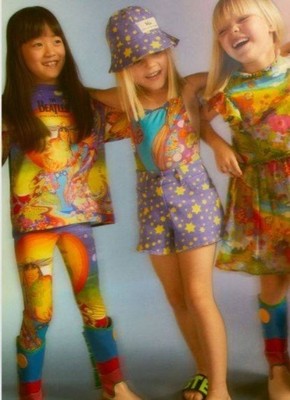 Stella McCartney Beatles Get Back Leggings Psychedelic Kids Size 6 NWT