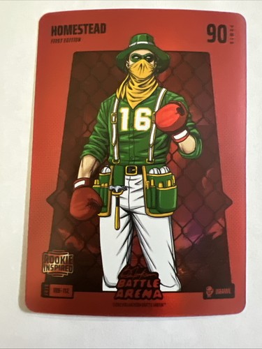 Nick Kurtz HOMESTEAD Red Brawl Battlefoil Rookie RC 2026 Bo Jackson Battle Arena
