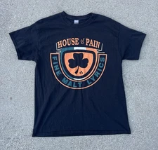 House Of Pain Fine Malt Lyrics Logo Tshirt Large Rap Tee Everlast Shamrock Rap