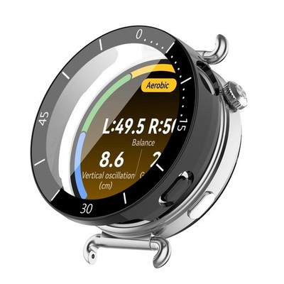 360 Grad Hülle für Huawei Watch GT6 41mm Displayschutz Case Cover Bumper Schwarz