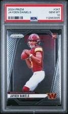 2024 Panini Prizm Jayden Daniels 347 PSA 10 RC,Rookie
