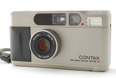 【FOR PARTS】Contax T2 Point and Shoot 35mm Filmkamera ''NOT WORKING''