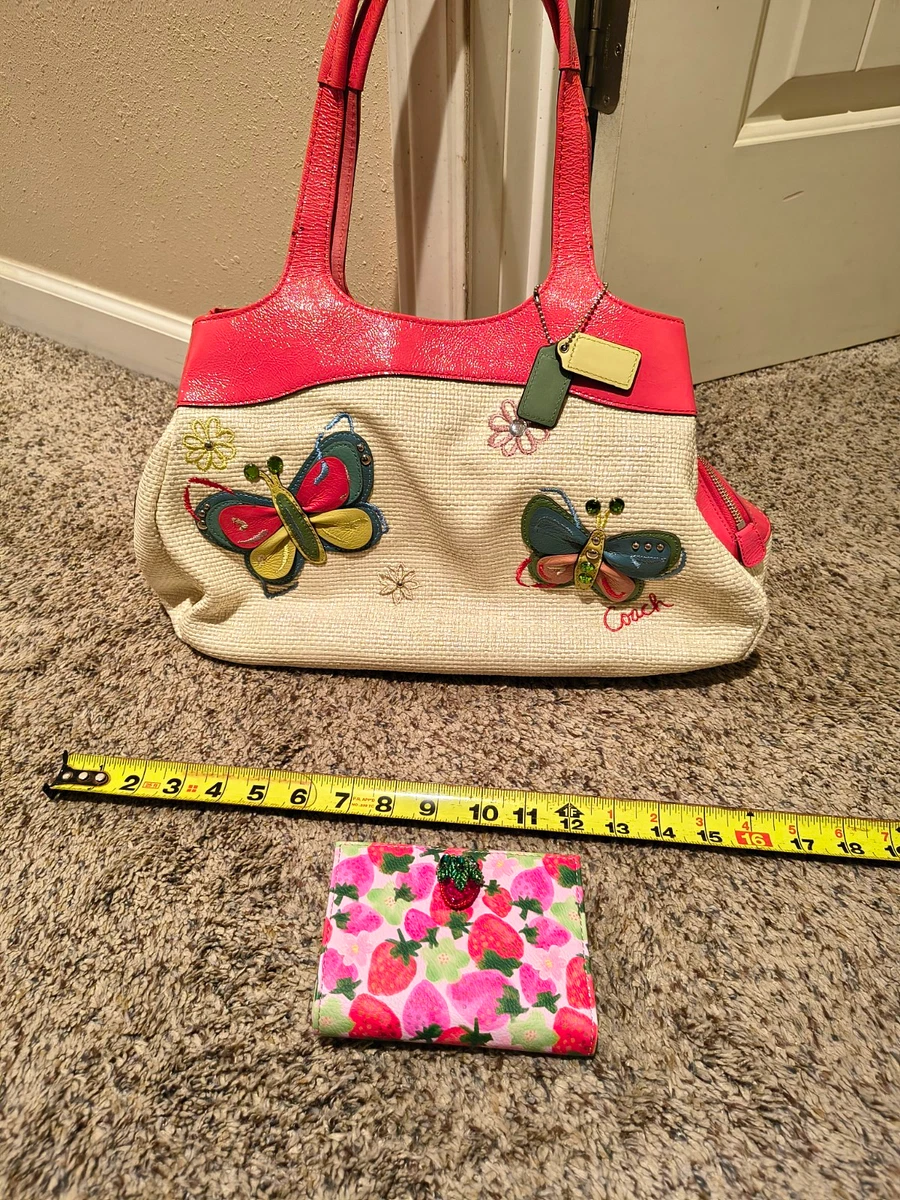 Coach Pink Butterfly Bags & Handbags for Women for sale - eBay