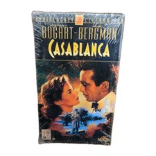 Casablanca Humphrey Bogart Ingrid Bergman MGM Home Video 50th Anniversary VHS