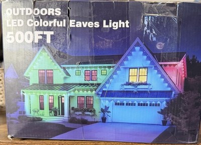 LED Multicolor Rope Light 500FT RGB, Remote & App Control, Sync to Music, Timer
