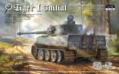 BDMTK7204 1:72 Border Model Tiger I Initial Production Sept 1942