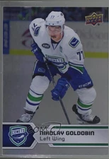 2017-18 Upper Deck AHL SPs Rainbow Foil Nikolay Goldobin #130