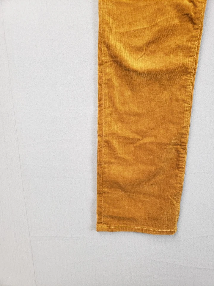 Pantalones para mujer J Crew 27 marrón pana pierna recta 5 bolsillos elásticos al aire libre Foto 4 de 4