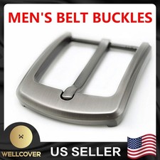 40mm Zinc Alloy Metal Pin Single Belt Buckle for Men Leather Belt Waist Strap US