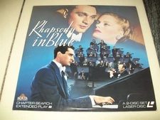 RHAPSODY IN BLUE 2-Laserdisc LD SET EXCELLENT CONDITION VERY RARE W/TRAILER!