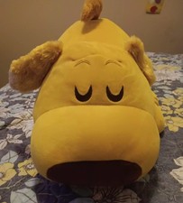 Disney Up Movie Dug Kids  Cuddleez Plush Stuffed Animal Toy Large 22" Yellow EUC