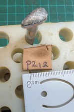 #P212 CHECKERED PEAR SHADER LEATHER TOOLING STAMP