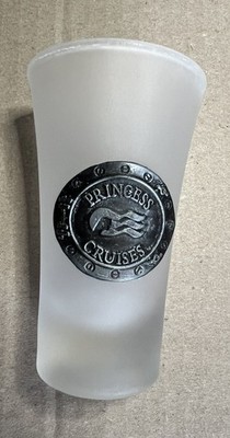 Princess Cruises The LOVE BOAT Logo mattiert 2oz Schnapsglas Zinn Medaillon