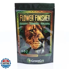 GreenGro Flower Finisher - Organic NPK Fertilizer and Big Bloom Booster for P