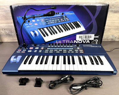 Novation UltraNova 37-Key Analog Modeling Synthesizer Excellent Cond Mic & Box