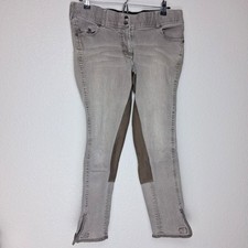 Goode Rider Womens Riding Pants Size 32R Two Tone Brown