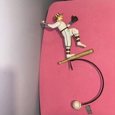 AUTHENTIC MODELS STRIKE OUT BASEBALL PLAYER SKY HOOK METAL BALANCE TOY