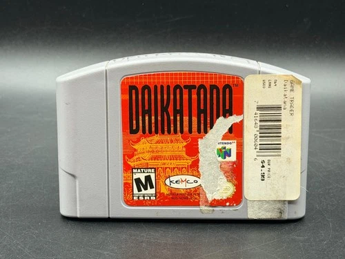 John Romero's Daikatana Nintendo 64 N64 Game Cartridge Only Authentic Kemco