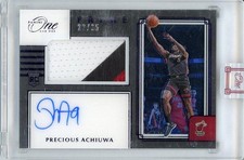 2020-21 PANINI One And One Precious Achiuwa Autograph & Material (RC) /35
