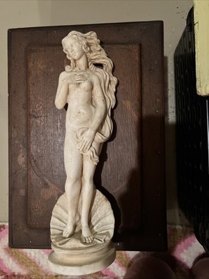 イタリア彫刻　A.Santini Vtg A.Santini ,Italy Alabaster Birth Of Venus Statue-11.5”!! | eBay