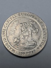Spain Coin Spanish 200 Pesetas Ptas 1992