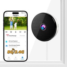 2.4G WIFI Window Camera 2K Indoor Cameras for Home Security Easy  Quick Install