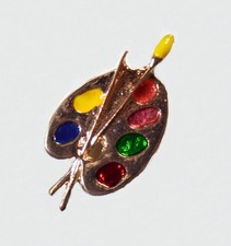 Mini Painters Palette Magnetic Needle Minder by Canvas Bling