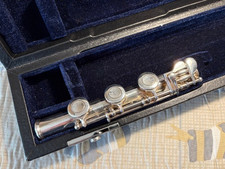Miyazawa flute B-foot joint, silver tube and plated keys