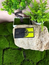 STONE ISLAND Badge 2 Buttons Yellow Logo Patch Compass Colour Change When Warm