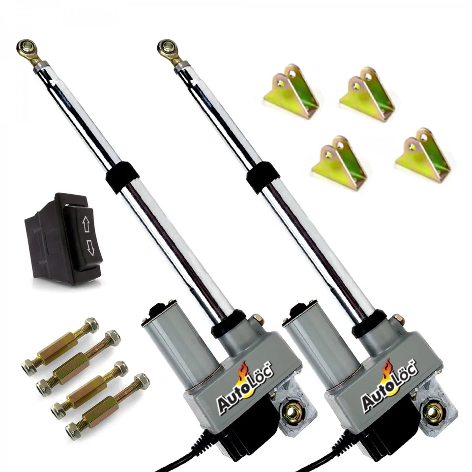 Kit de elevación de cubierta eléctrica para camioneta Ford 67-79 soportes de montaje e interruptor de 3 vías  Foto 2 de 4