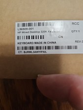 Lot of 5 Brand New HP 320K Keyboard L96909-001 USB Keyboard Black