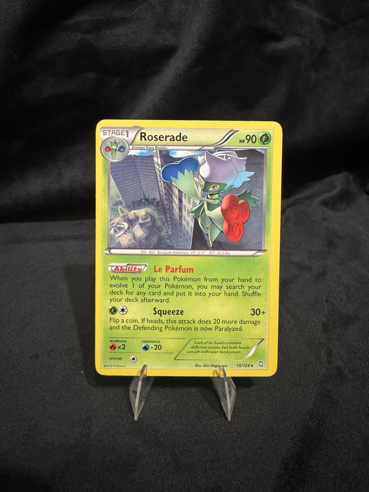 Roserade - 2012 Dragons Exalted - 15/124 - LP
